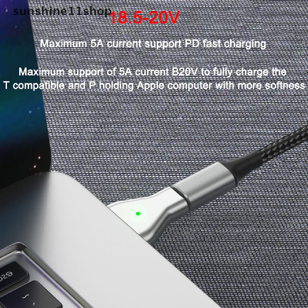 Sho Adaptor PD USB Magnetik Tipe C Untuk Magsafe 2konverter Plug MacBook Pro N