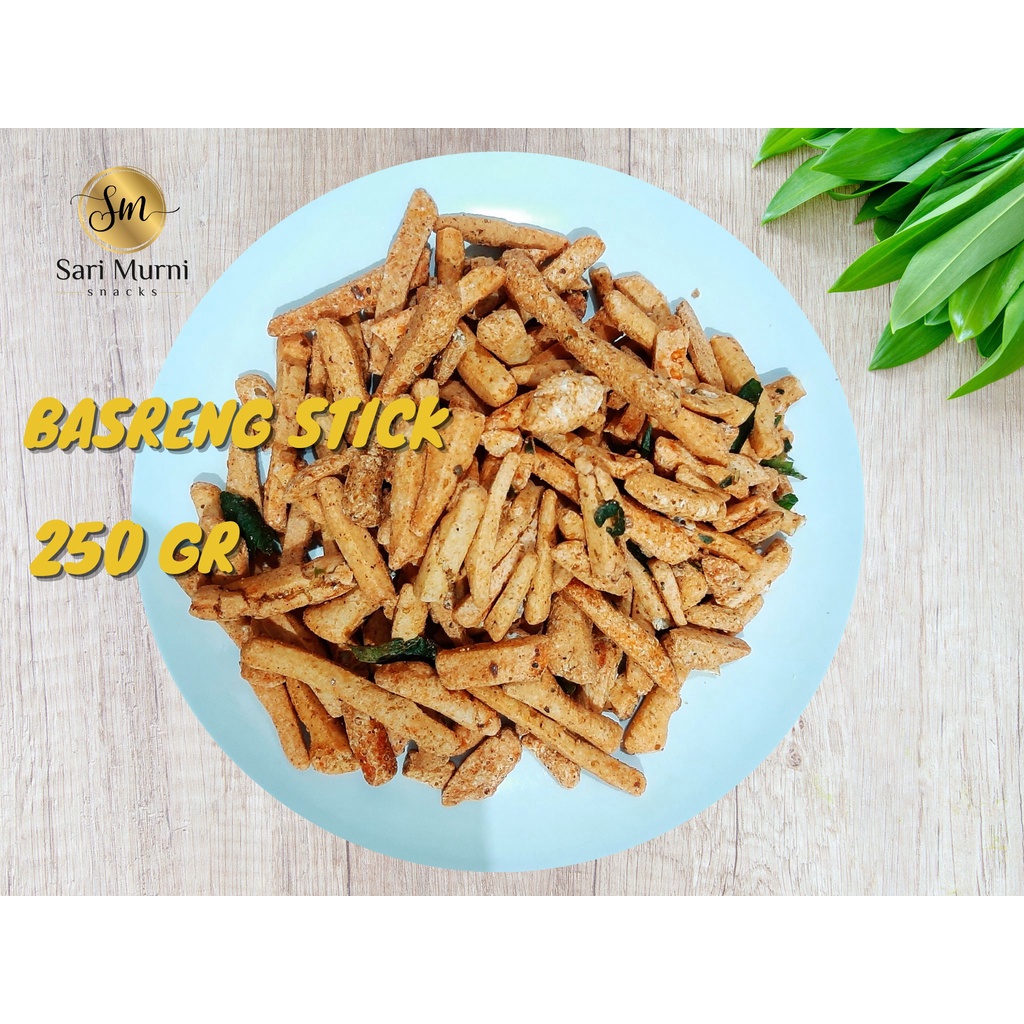 

Basreng Daun Jeruk (250GR)/Basreng Stik Pedas