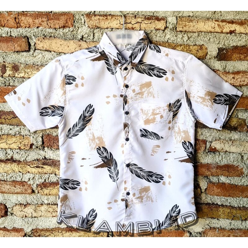 KEMEJA MOTIF ANAK-ANAK / BAJU PANTAI ANAK-ANAK TERKEREN DAN TERBARU