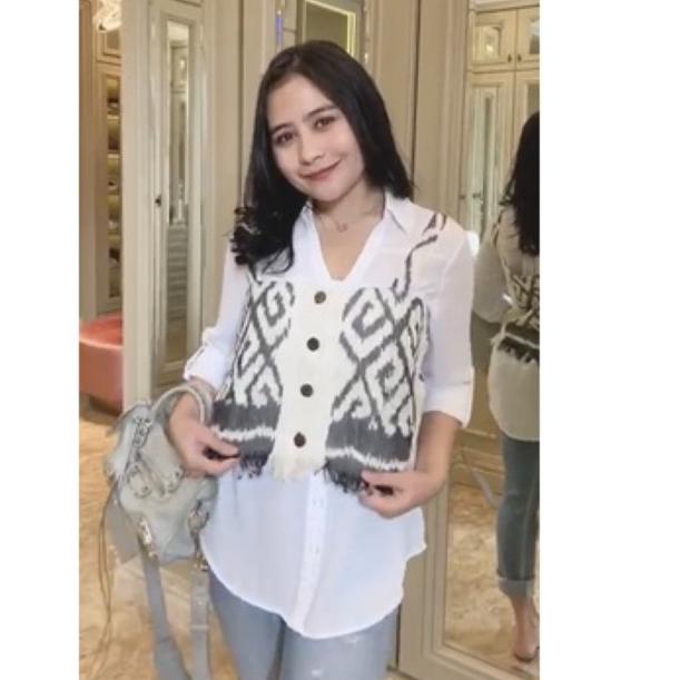 HARGA SPESIAL TANKTOP RONCE TENUN IKAT ASLI BATIK KAMPUS OUTER TENUN CARDIGAN TENUN VEST TENUN OUTER