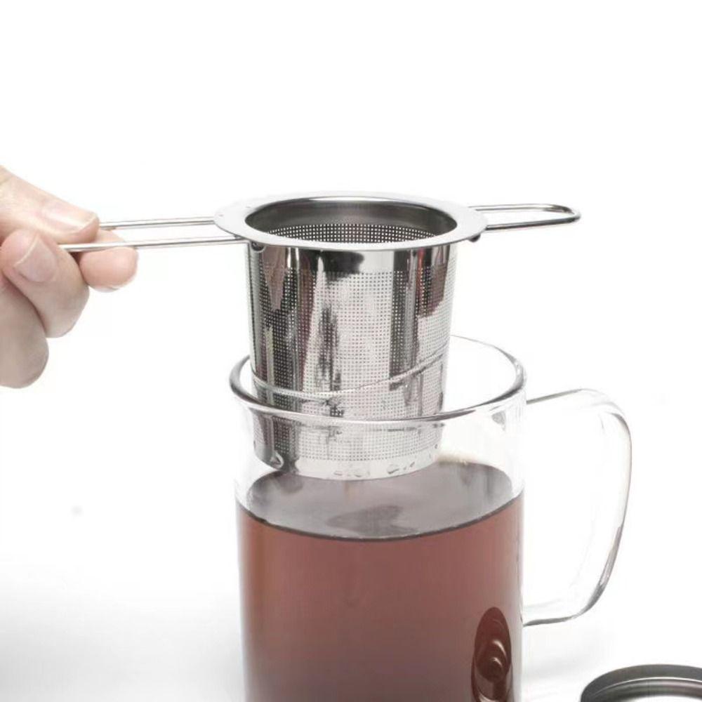 [Elegan] Tea Infuser Kitchen Cups Diffuser Fine Mesh Stainless Steel Herb Filter