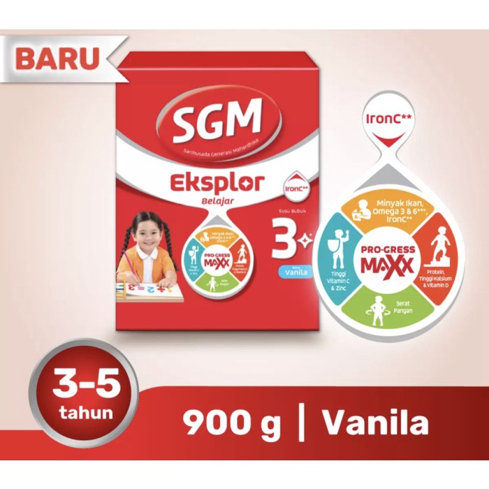 

SGM Eksplor 3+ Rasa Vanilla 900GR