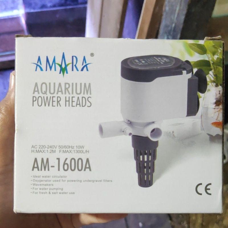 AMARA AM 1600 A AMARA AM-1600A POWERHEAD AMARA MESIN AQUARIUM MESIN FILTER MESIN IKAN HIAS MESIN POM