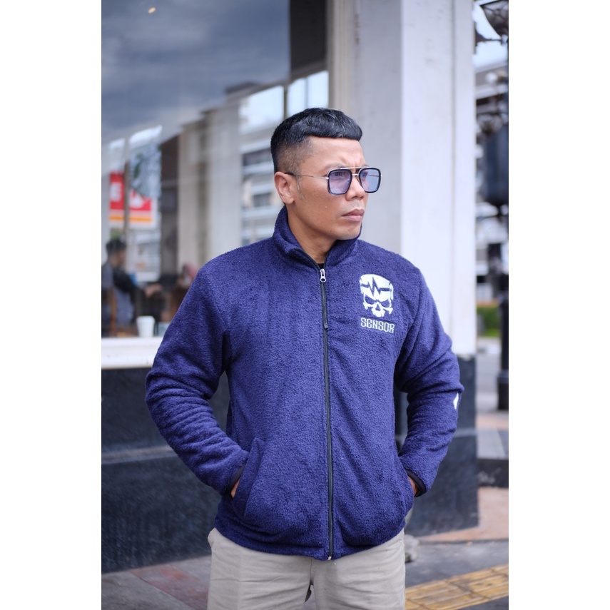 TURUN HARGA ! JAKET SHERPA SENSOR MMIX - JACKET SHERPA ORIGINAL - JAKET BULU - JAKET PRIA - JAKET BULU TEBAL TERLARIS - JAKET SHERPA FULL BORDIR