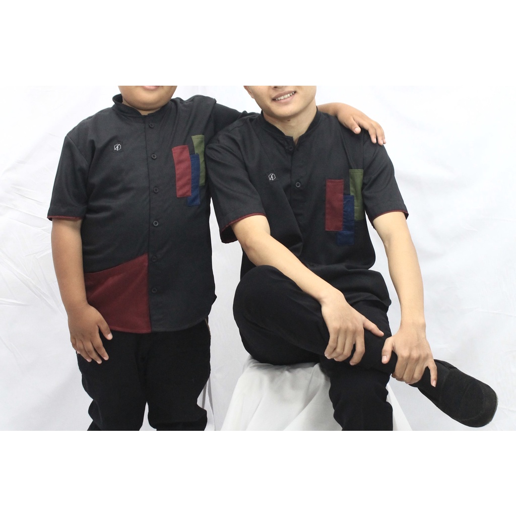 Koko Anak tangung/remaja/boys/koko anak laki bahan Toyobo dengan Kombo dan variasi yang keren/baju lebaran/baju ngaji/baju muslim