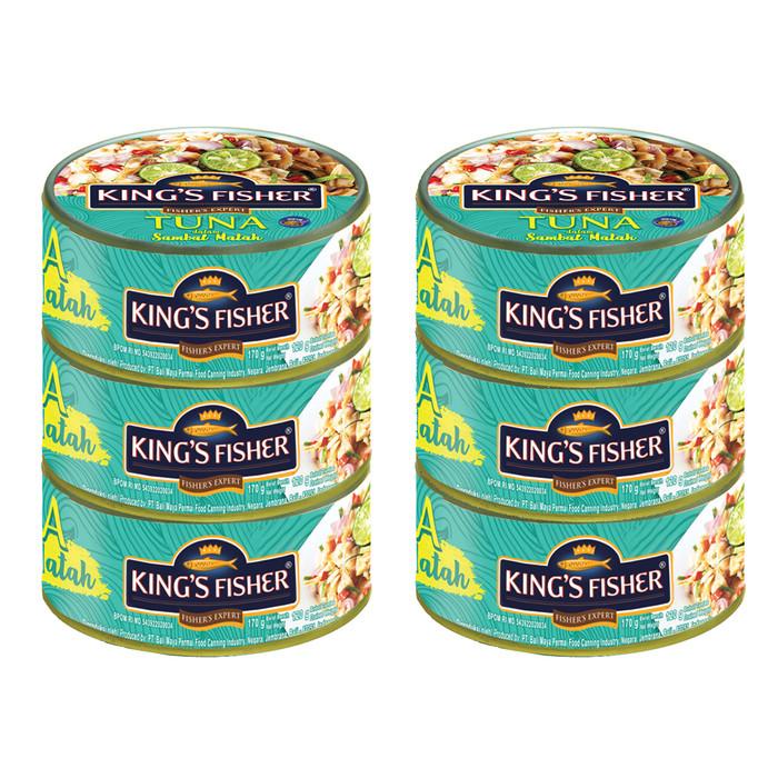 

Paket 6 Pcs King'S Fisher Tuna Sambal Matah Daging Tuna Makanan Kaleng 069