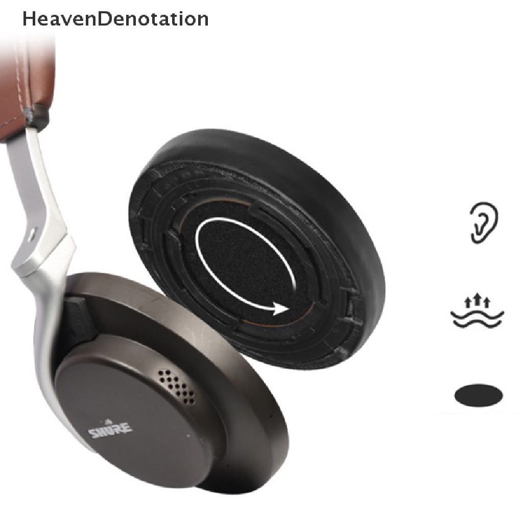 [HeavenDenotation] Protein Ear Pads Peredam Kebisingan Bantalan Telinga Dengan Gesper Untuk AONIC50 Headset Memory Foam Earmuff Earcups H8WD HDV