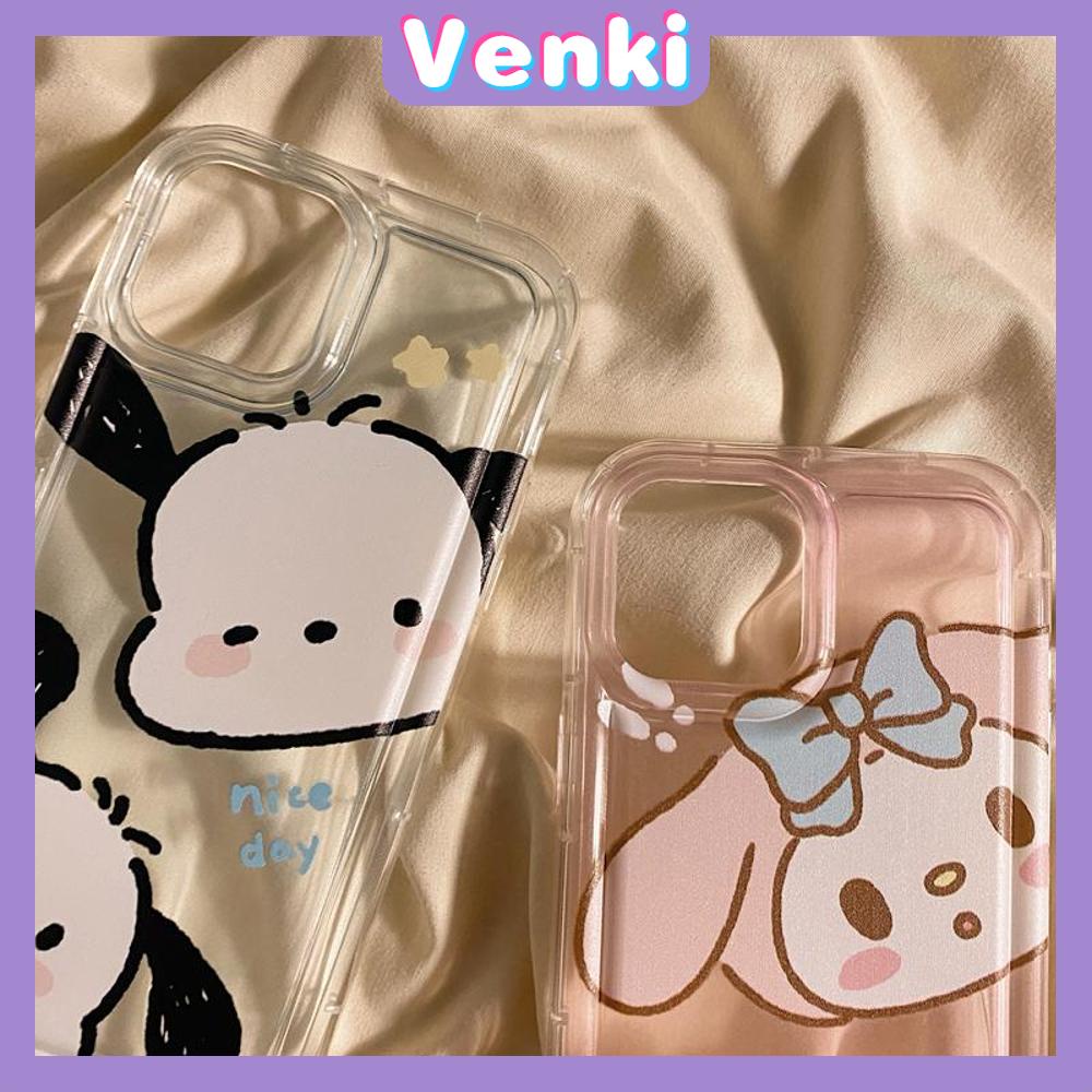 Case iPhone 14 Pro Max Soft TPU Clear Jelly Airbag Case Cute Cartoon Couple Animals Camera Protection Shockproof For iPhone 14 13 12 11 Plus Pro Max 7 Plus X XR