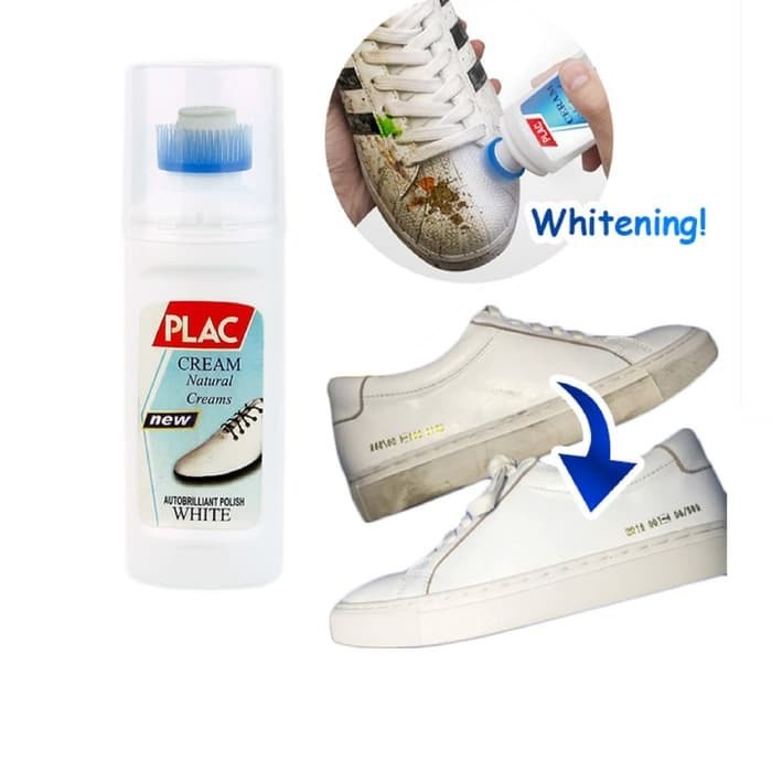 CINSTORE Cairan Pembersih Sepatu Putih 100ml Shoe Cleaner Sikat Pembersih Sepatu Penghilang Noda Membandel