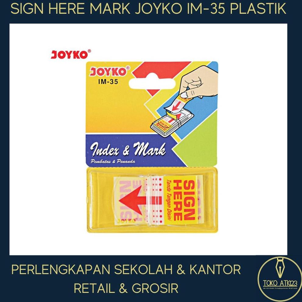 

D98 Sticky Note / Sign Here / Penanda Merk Joyko IM-35 Plastik SPECIAL PRICE シ