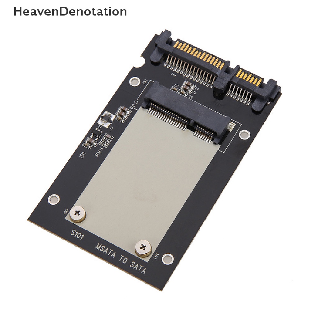 [HeavenDenotation] Msata Ssd Ke 2.5 ''SATA 6.0gps Adapter Converter Kartu Modul Papan Mini Pcie Ssd HDV