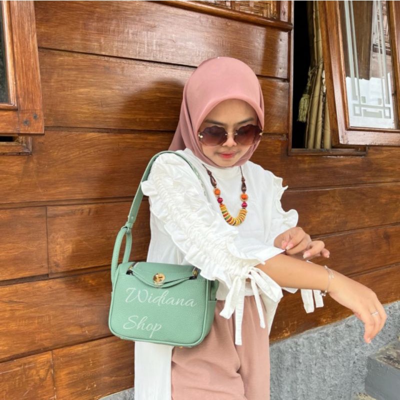 Tas Wanita Nagita Selempang Bahu( FreeBox &amp; syal) Fashion Wanita Kekinian