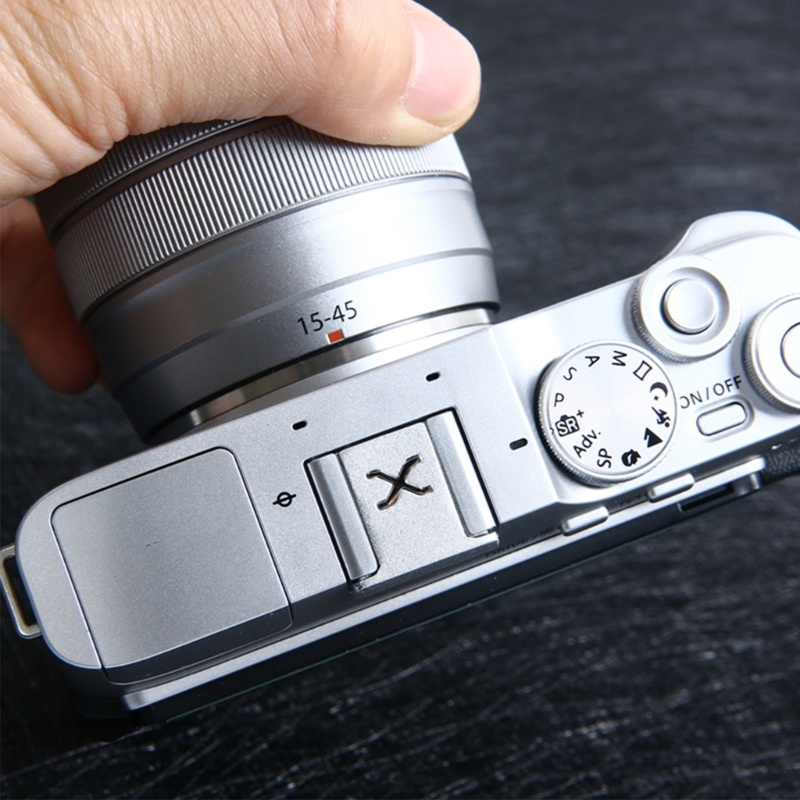 Vivi Zinc-Alloy X-Logo Untuk Tombol Pelepas Rana Untuk Kamera SLR Flash Hot Boot Protection Cover T3 T30 T4 Xpro3 X100V C