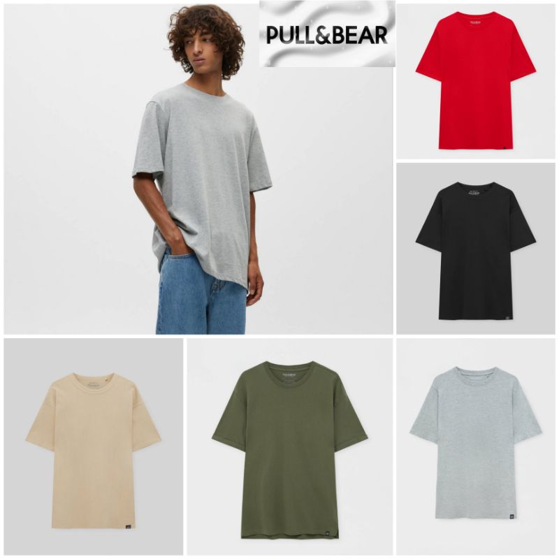 KAOS PULL&BEAR POLOS ORIGINAL