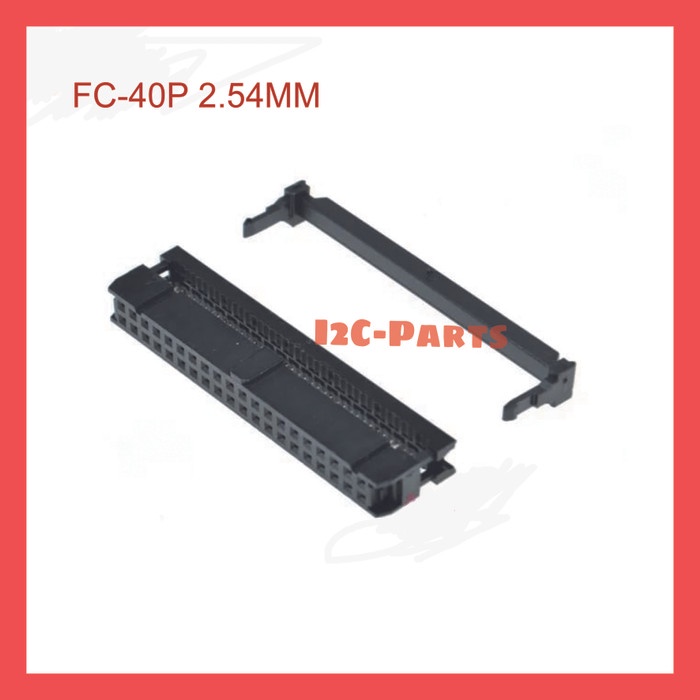 FC-40P Socket FC3-40P Soket ISP 40 Pin Konektor IDC 2x20 40P Female