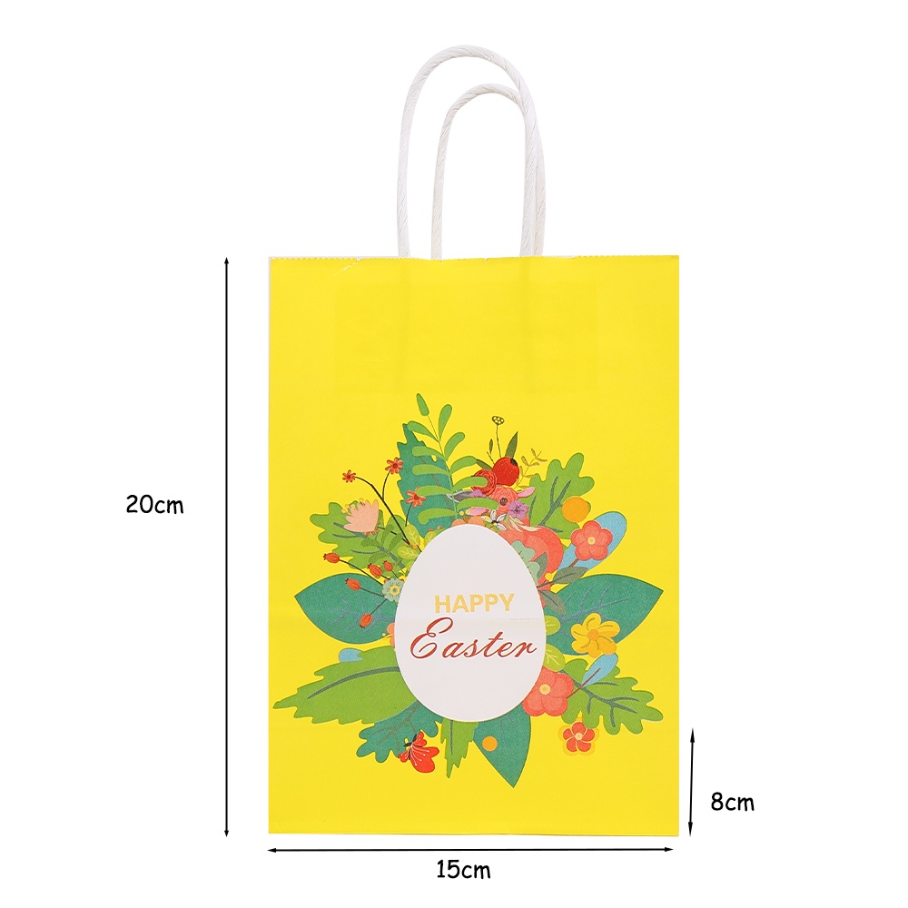 [Harga Grosir] Paket Penyimpanan Mainan Alat Tulis Berkapasitas Besar Motif Kelinci Kraft Paper Bag Festival Hadiah Ulang Tahun Decor Paket Cookie Candy Snack Packing Pouch