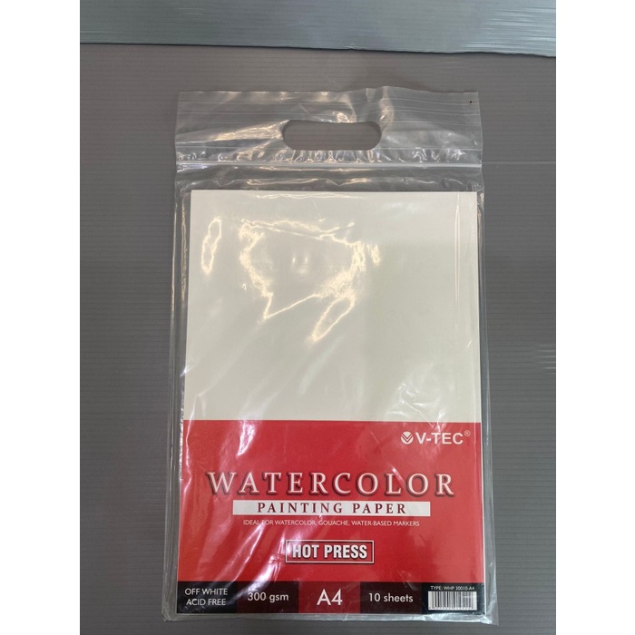 

DISKON SHOPEE/ Kertas Lukis Water Color paper VTEC WHP 30010 /A4