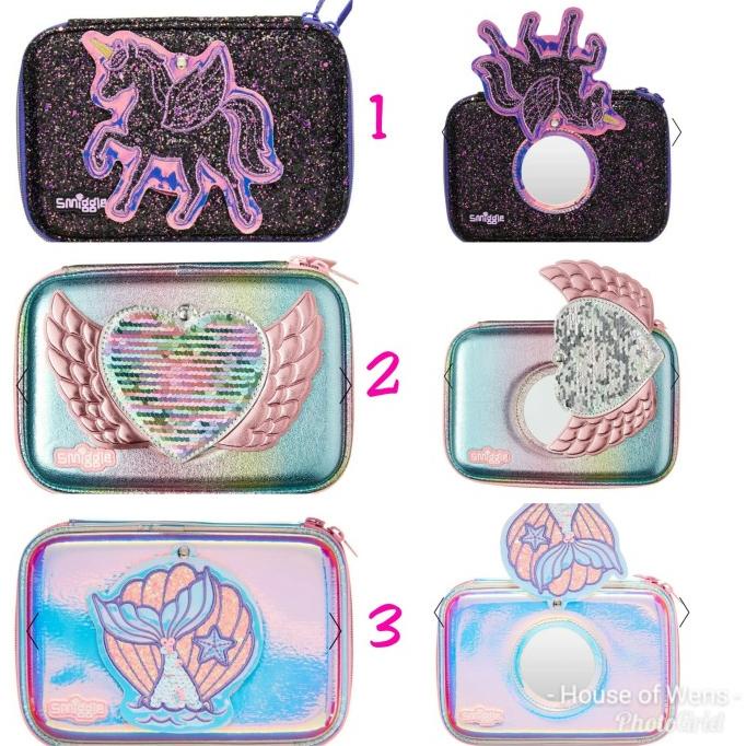 

SMIGGLE GLITZY MIRROR HARDTOP PENCIL CASE - TEMPAT PENSIL SMIGGLE