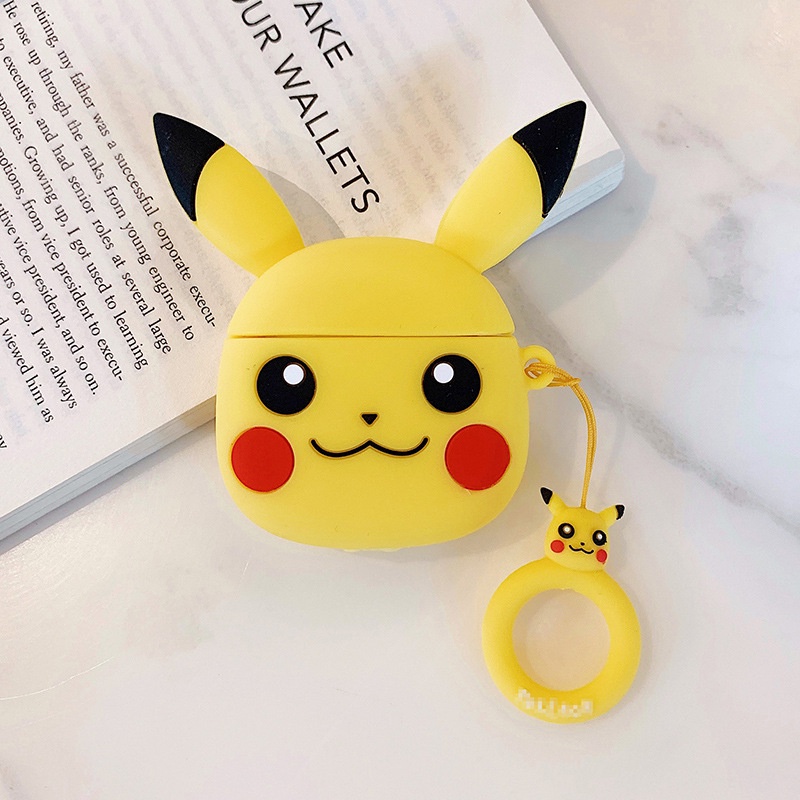 Spirit Ball/Pikachu Headset Silicone Cover Pelindung Bahan Silikon Lembut Case Untuk I9/I11/I12/I13/I23I24/I25/I27/I100/Inpods12-TWS Headset