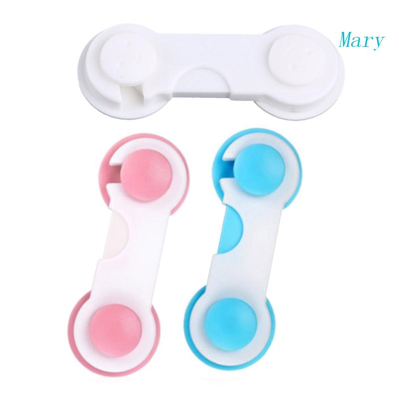 Mary 10pcs/set Child Safety Lock Pelindung Pengaman Laci Pintu Lemari Lock Plastiks