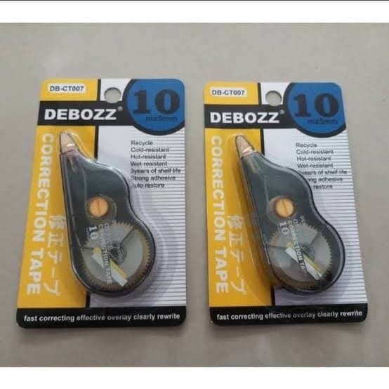 

Tip-Ex Kertas Debozz DB-CT007 / Debozz Correction Tape DB-CT007