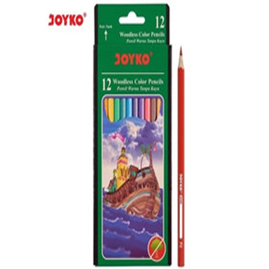 

Pensil Warna Joyko Hexagonal Grip 12 Warna Panjang CP-103