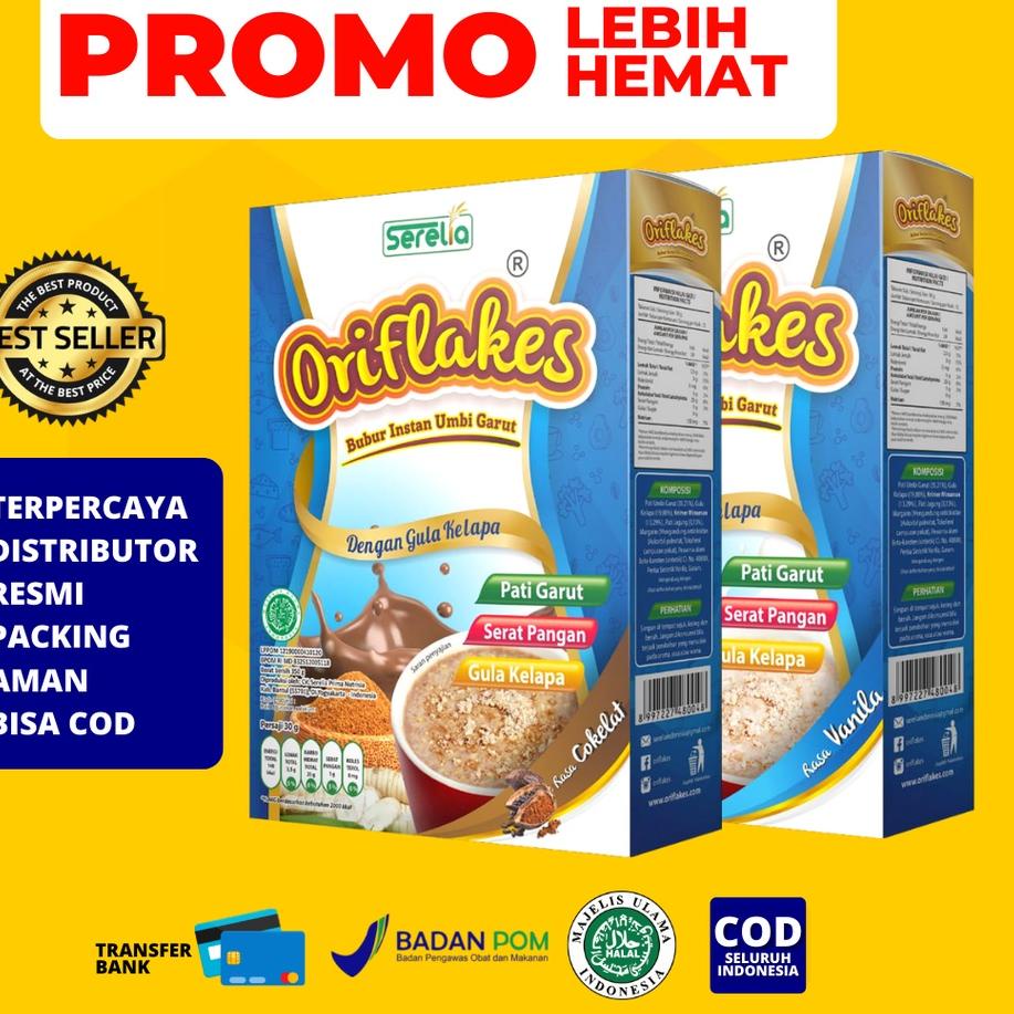 

➵ ORIFLAKES SLIM Sereal Umbi Garut 350gram ⅍