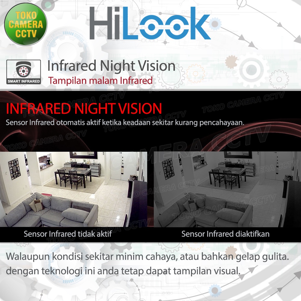 PAKET CCTV IP CAMERA HILOOK 2MP 16 CHANNEL 11 KAMERA