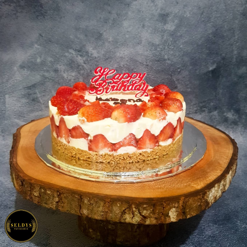 

STRAWBERRY CHEESECAKE / KUE STROBERI / CHEESECAKE / STRAWBERRY CAKE / CAKE BANDUNG