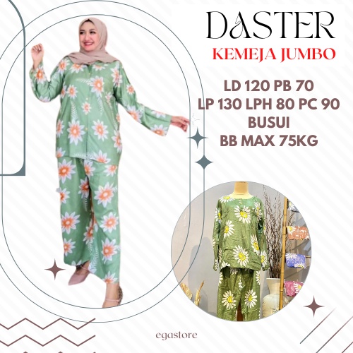 DASTER KEMEJA JUMBO RAYON SANTUNG