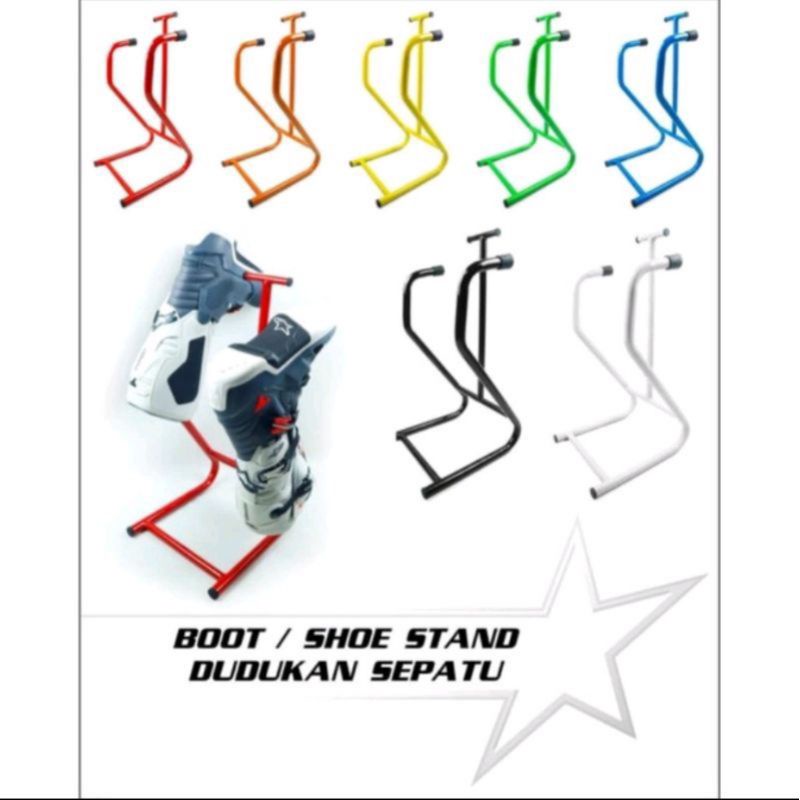 BOOTS WARS STAND CROSS CUCI SEPATU MOTOR TRAIL UNIVERSAL