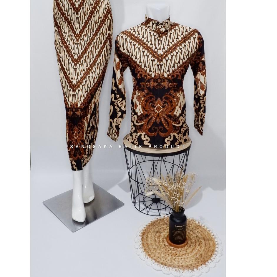 ♠ batik couple / baju batik couple / batik set / batik lengan panjang / rok set ☆