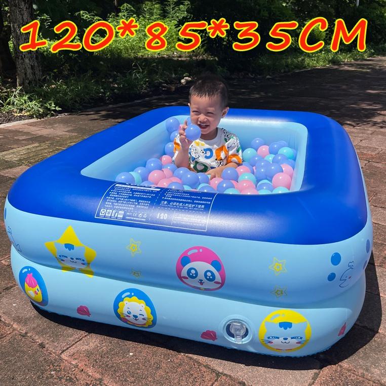 RECOMENDED Kolam renang/kolam renang anak jumbo/plastik/kolem renang anak anak karet/panjangnya140CM