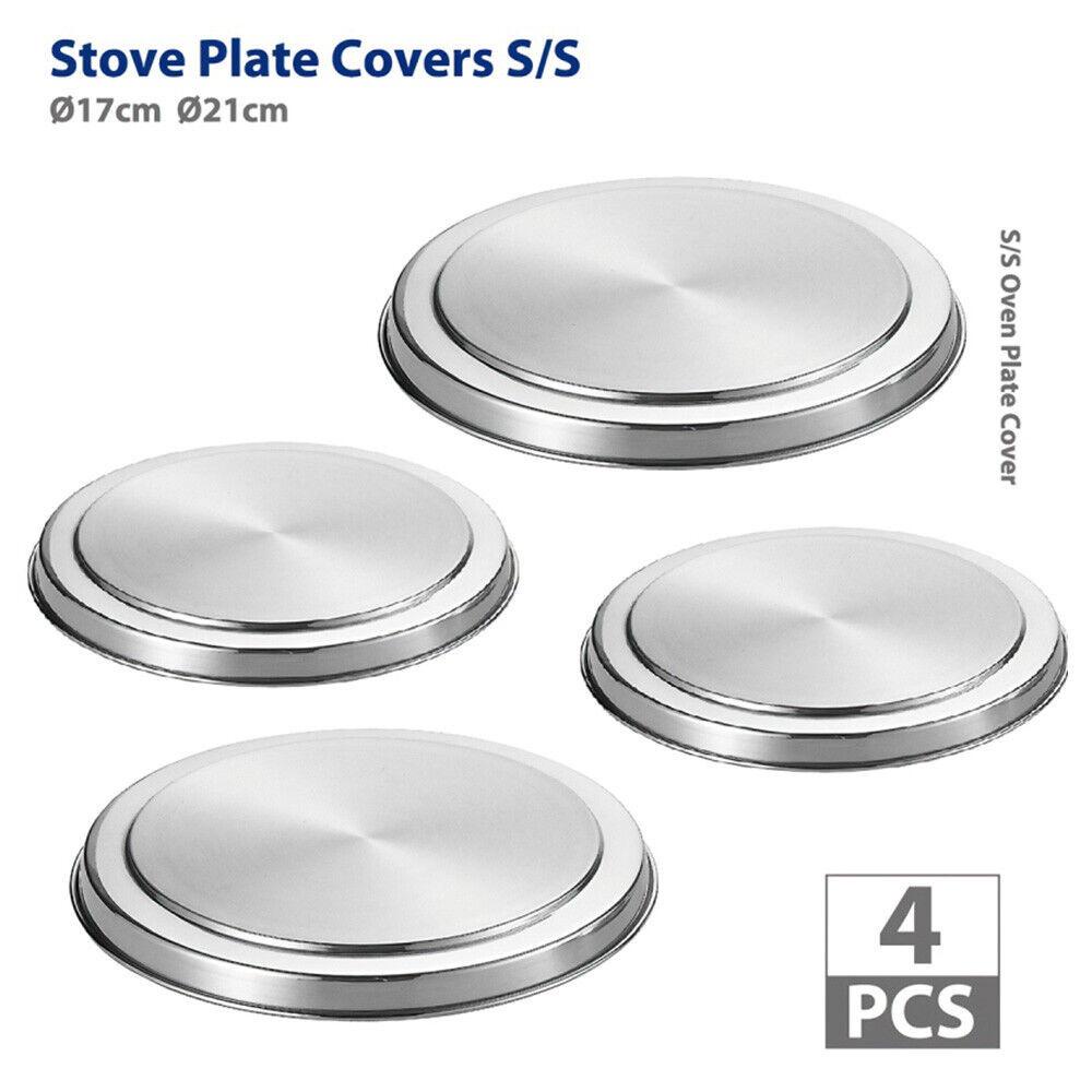 Solighter 4Pcs Stove Top Covers Cook Top Kompor Listrik Penutup Kompor Dapur