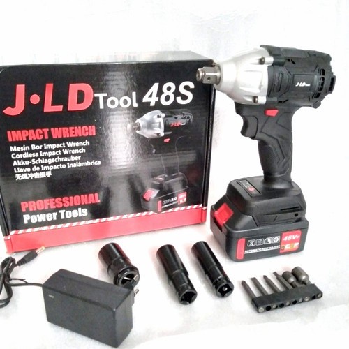 JLD 48S Impact Wrench Cordless Baterai