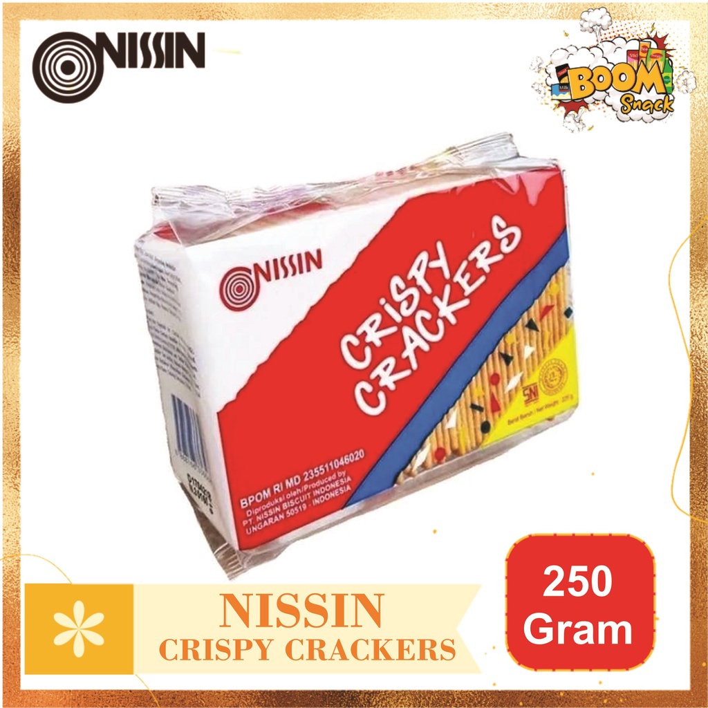 PCS - Nissin Crispy Crackers Kemasan 250 Gram