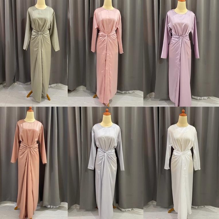 TERBARU INNER KAFTAN| TUNIC ROK LILIT | INNER LENGAN PANJANG | INNER DRESS|INNER SATIN |INNER OUTER 