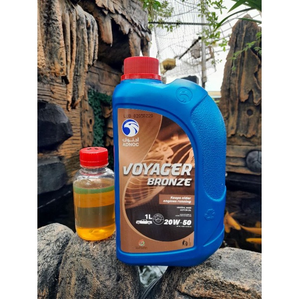 Paket Adnoc Voyager bronze 20W-50 + Adnoc Gear Oil GX 85W-90 125 ml