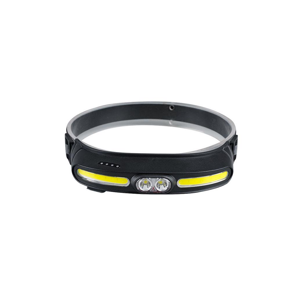 Huit Multifungsi COB Headlight Lighting Alat Bersepeda Hiking Camping Outdoor Waterproof LED Headlamp Head Mounted Lamp