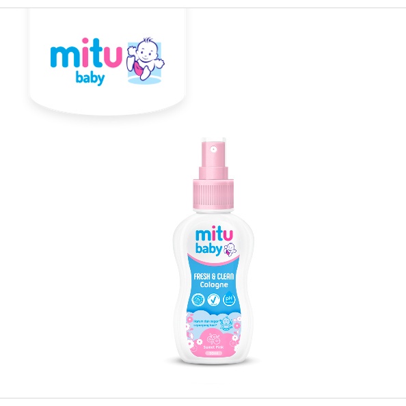 Mitu Baby Cologne Sweet Pink Spray 50ml - Parfum Bayi