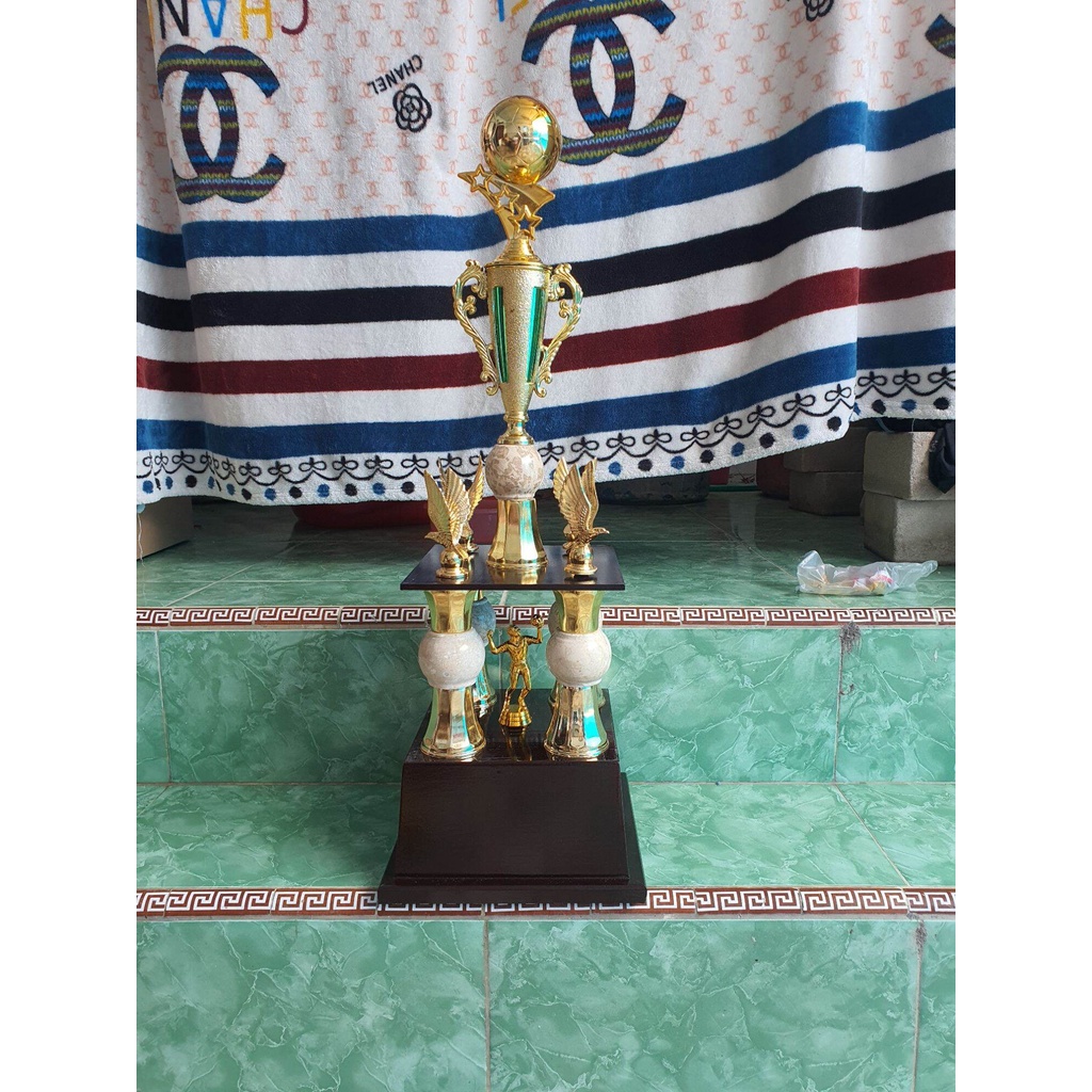 Piala Trophy Model Marmer Onix 4kaki 1pcs