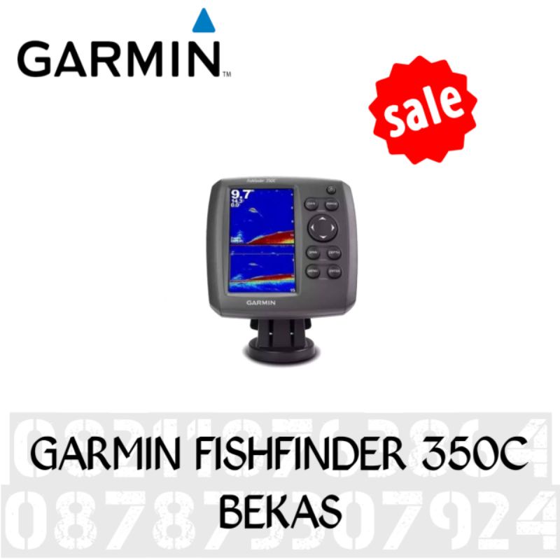 Fishfinder Garmin 350 c Bekas lengkap