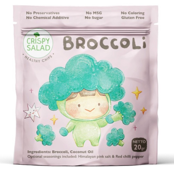 

Unik Crispy Salad Snack Sehat - BROCCOLI 20G Murah