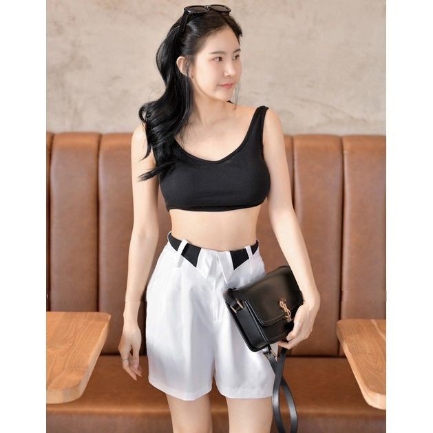 BEFAST - ZSO OOTD HOTPANTS WANITA MILYA / VIMEI PANTS / Celana Pendek Kerah / Pakaian Casual Wanita / Hotspants Kekinian Remaja ABG Trendy / Outfit Wanita Modis / Fashion Remaja Wanita Terlaris