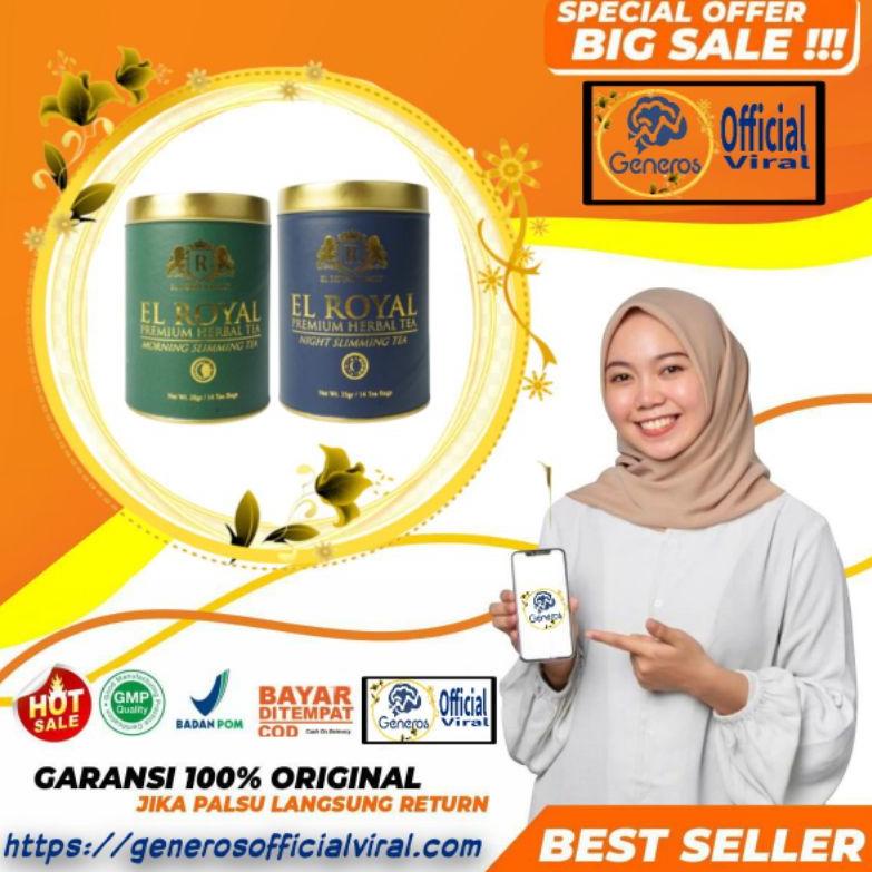 

SALE 2.2 El Royal Premium Herbal Tea (1 Paket) | 1 Morning Slimming Tea - 1 Night Slimming Tea Dapat di Percaya