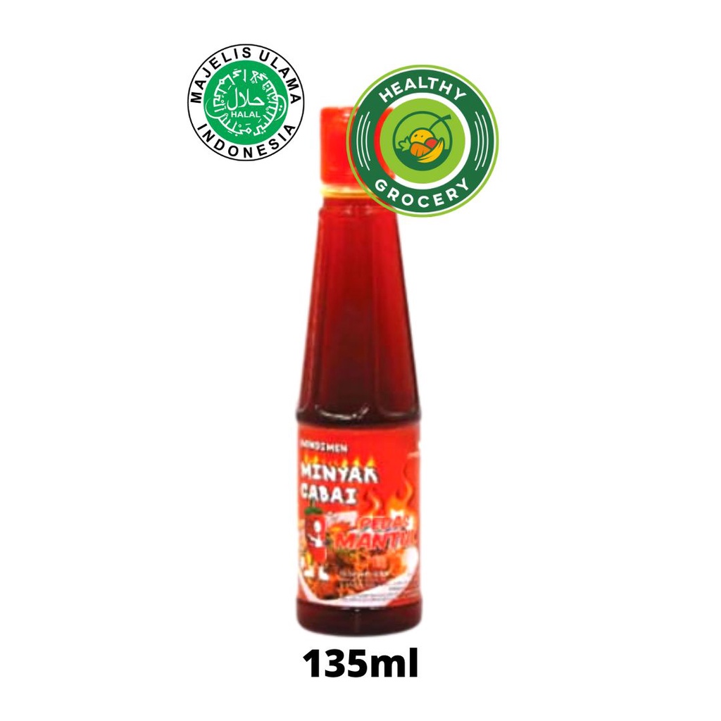 Javasuperfood  Minyak Cabai Pedas Gila / Minyak Cabai Mantul / Minyak Cabai Santuy 135ml / Minyak Cabe Pedas / JAVA SUPER FOOD