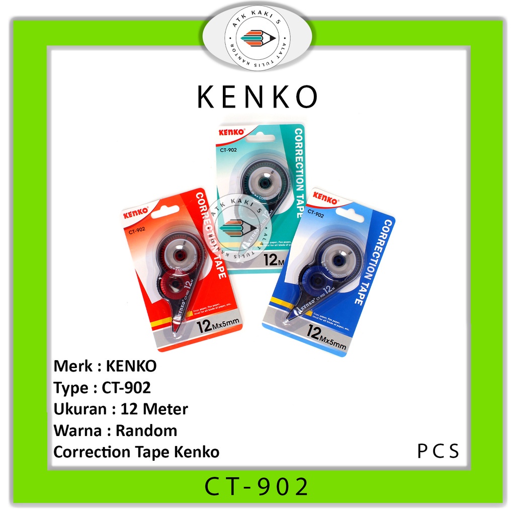 

KENKO - Tip Ex Roll CT-902 - PCS