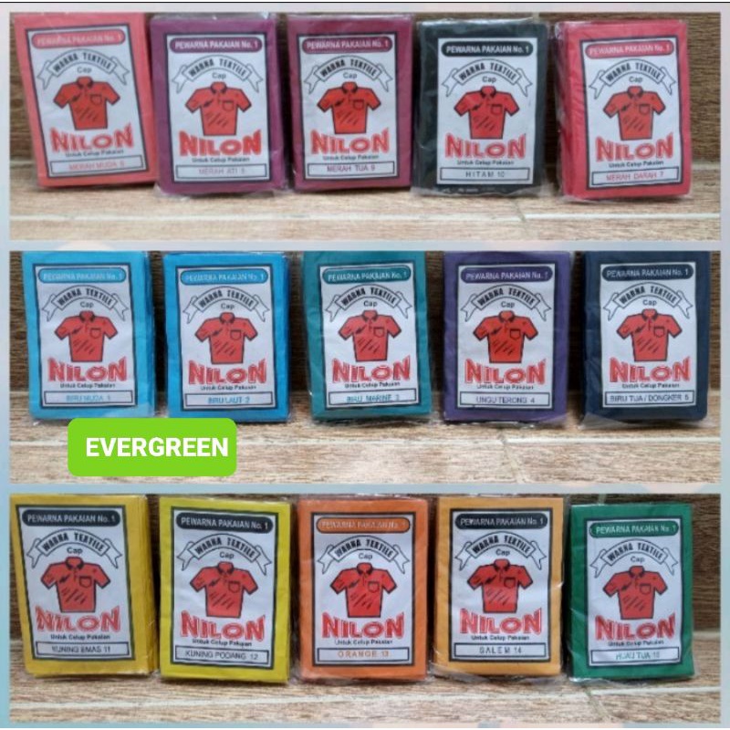 Wantex Cap Nilon | Wantek pewarna pakaian | Wantex pewarna baju