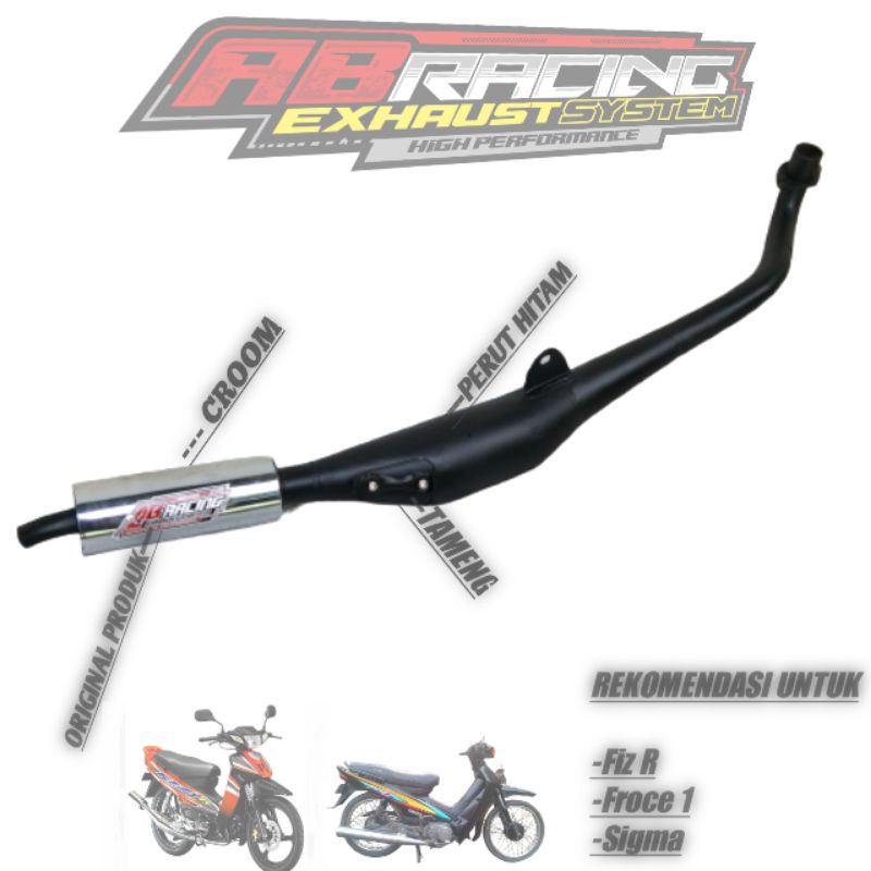 Knalpot Standar Racing FIZ R, POSWAN Original AB Exhaust