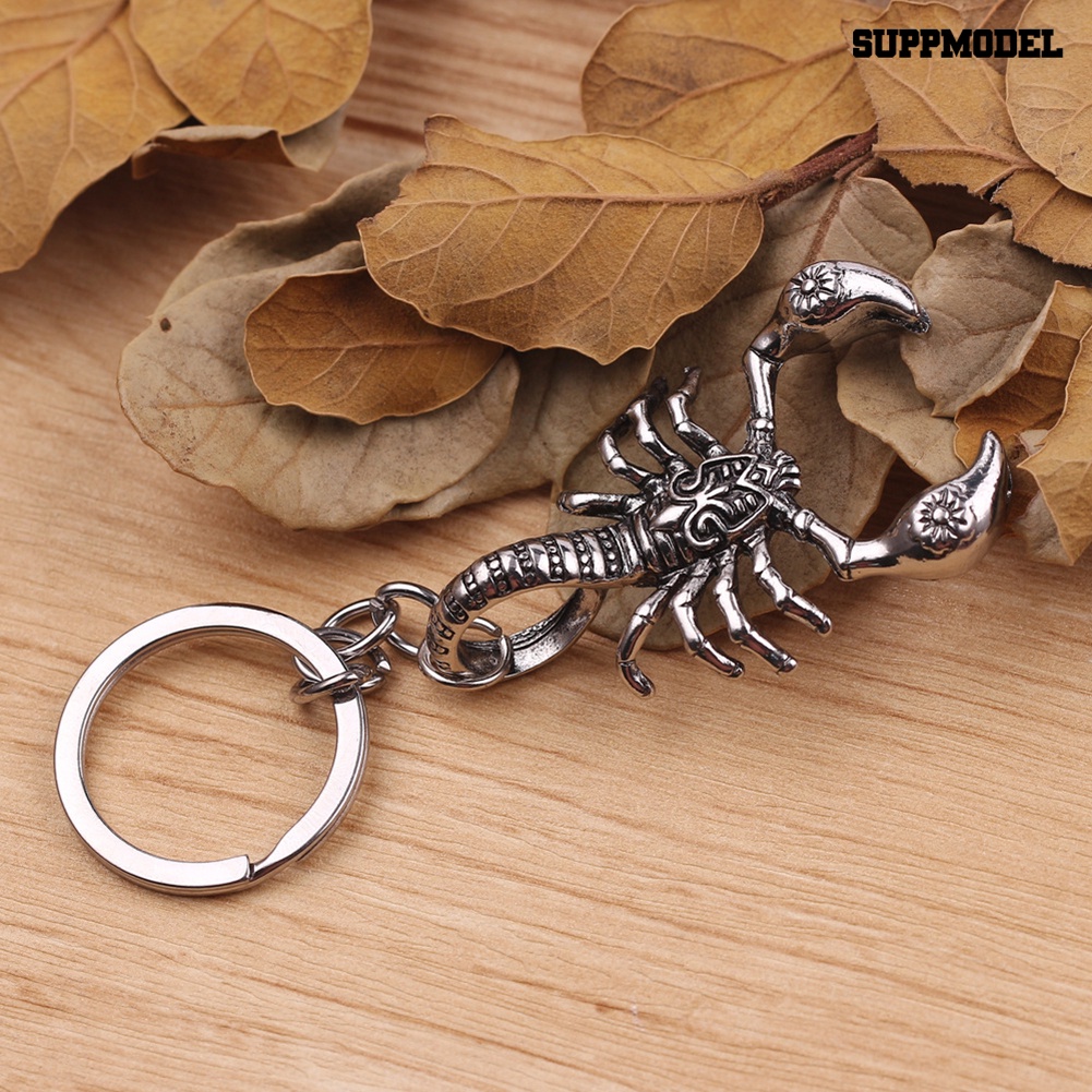 [SM] Retro Unisex Alloy Scorpion Pendant Gantungan Kunci Tas Hiasan Gantung Key Chain Ring